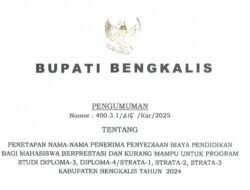 Bupati Kasmarni Tepati Janji, Pemkab Bengkalis Umumkan Penerima Beasiswa 2024