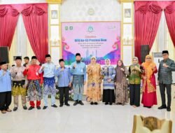 Selesaikan Tugas Pengawasan, Bupati Bengkalis Antar Kepulangan Istri Menag RI