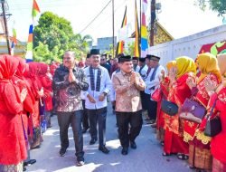 Peletakan Tiang Pertama Gedung IKEDA, Bupati Bengkalis Harapkan Terus Jaga Keharmonisan