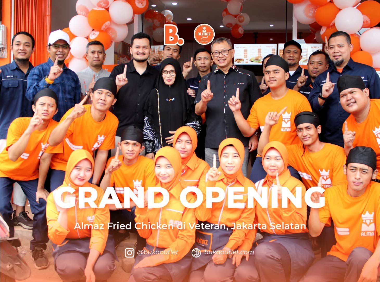 Almaz Fried Chicken merupakan Kemitraan dari bukaoutlet.com