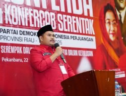 Septian Nugraha Nahkodai Ketua DPC PDI Perjuangan Kabupaten Bengkalis