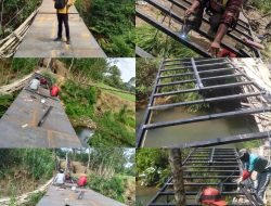 Pemkot Pagar Alam Bangun Jembatan Gantung untuk Permudah Angkut Hasil Bumi