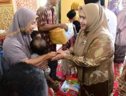 Bupati Kasmarni Safari Ramadhan di Kecamatan Bantan Sekaligus Salurkan Bantuan kepada Masyarakat