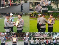 Kapolres Pagar Alam Pimpin Upacara PTDH Personel Pelanggar Kode Etik